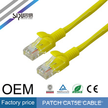 Cabo redondo / liso de alta qualidade de SIPU da rede dos ethernet Cat5e do cabo de remendo de Cat6 RJ45